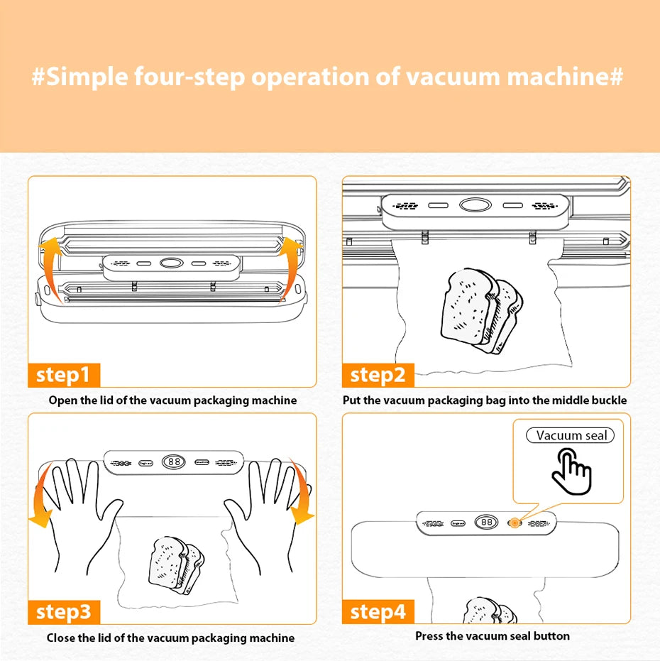 XElectronics™ Vacuum Sealer Packaging Machine