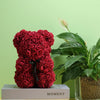 Artificial Flower Eternal Rose Teddy Bear for Mom Mother's Day Birthday Valentine's Day Anniversary Gifts & Decor Miniatures