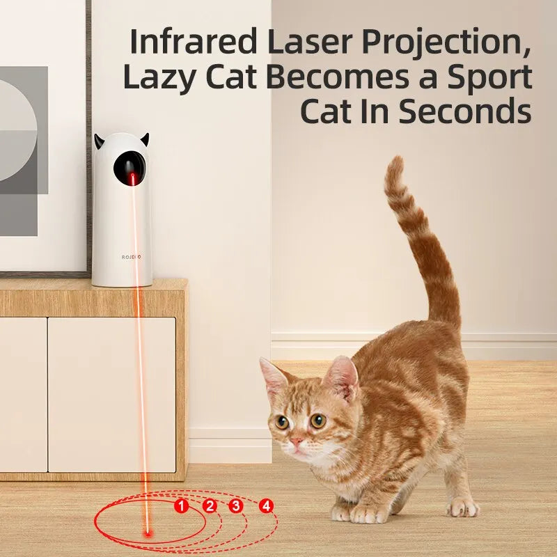 XElectronicsAs™ Laser Smart Indoor Cat Toy